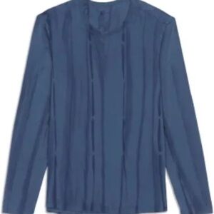 lululemon athletica Blue Long Sleeve Tee